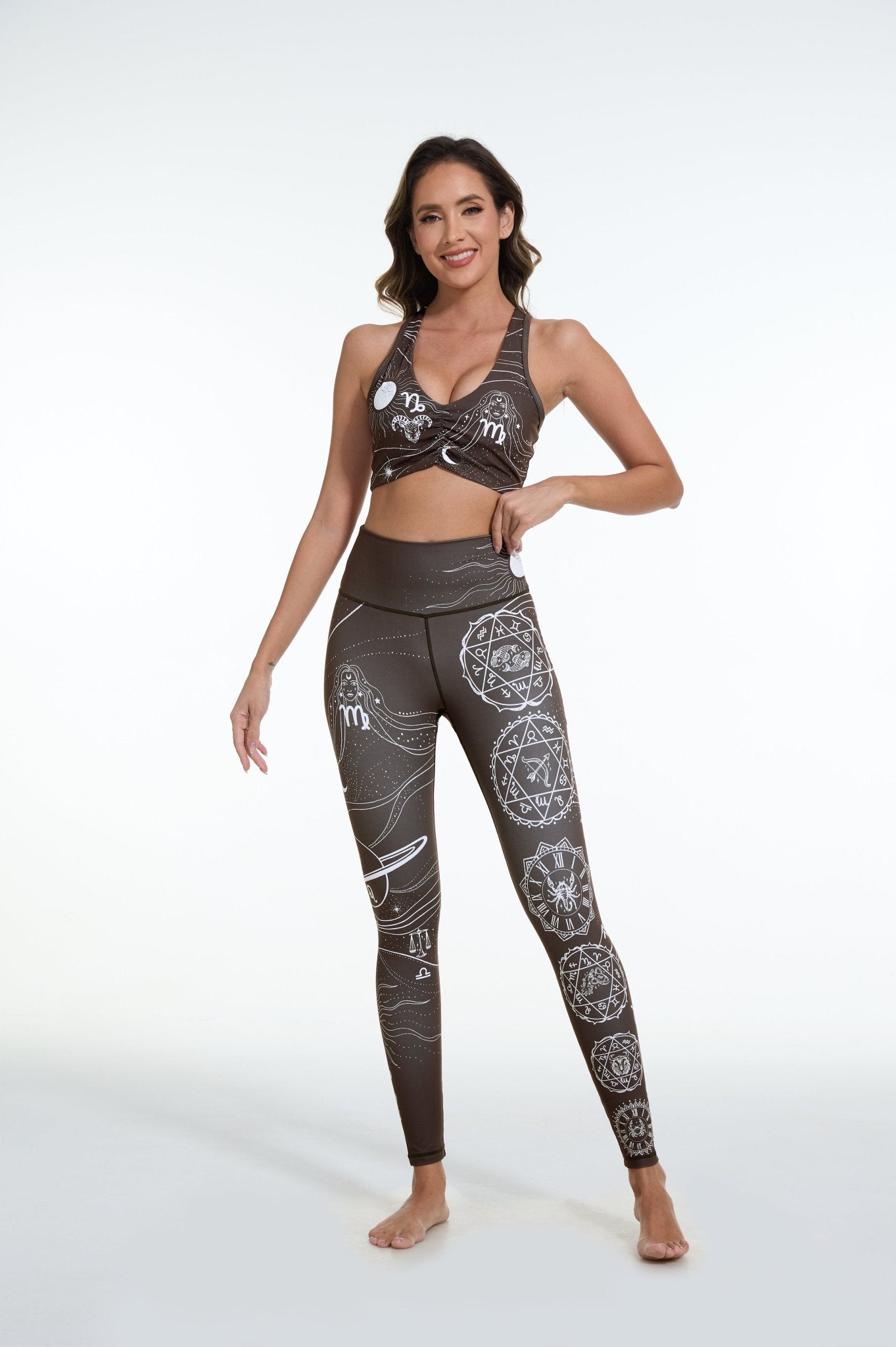 Astro Veil High - Waisted Leggings - MYSILVERWIND