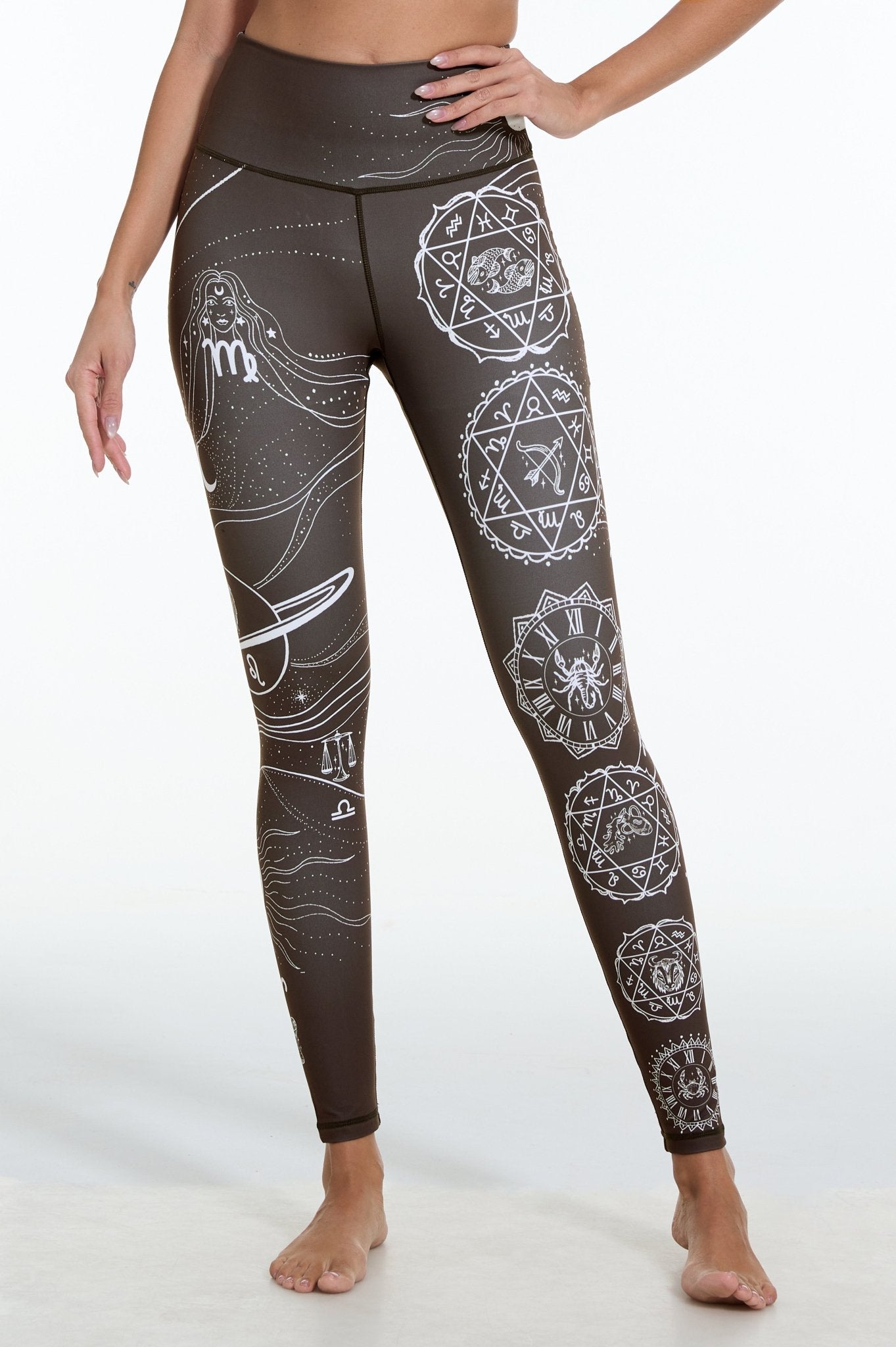 Astro Veil High - Waisted Leggings - MYSILVERWIND