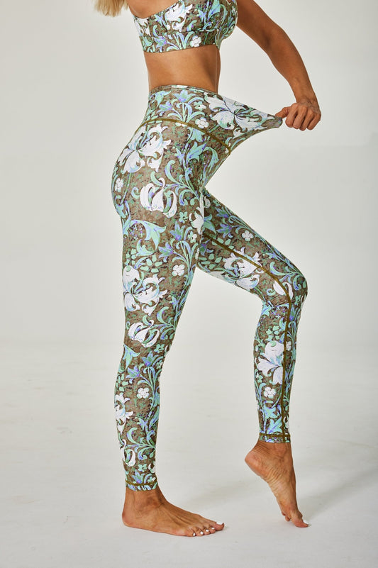 Blossom Revival High - waisted Leggings - MYSILVERWIND