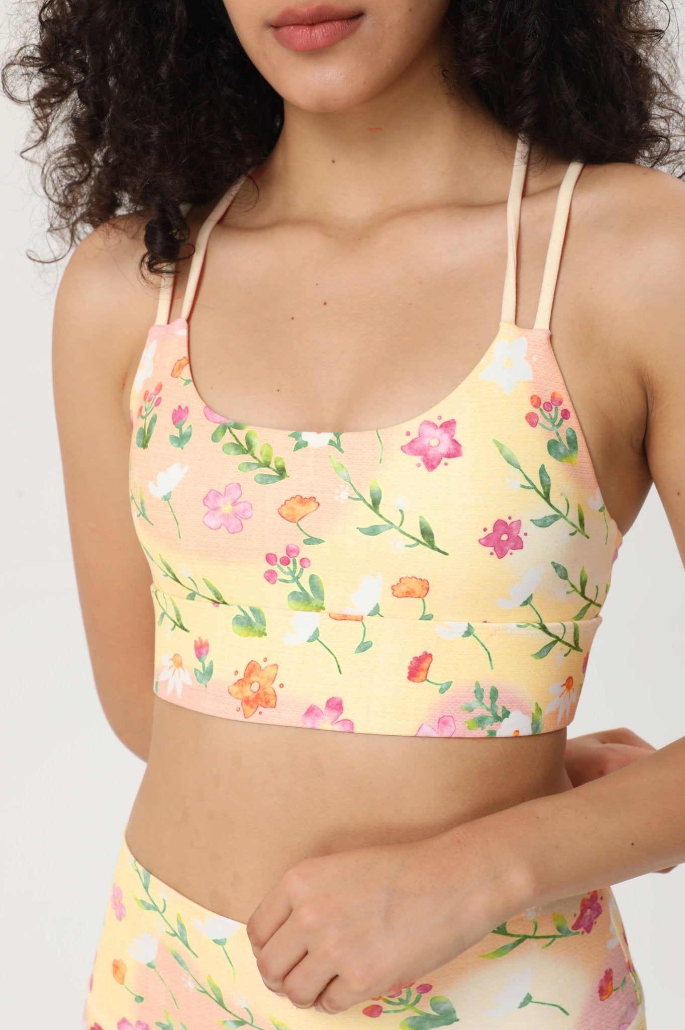 Blossom Strappy Sports Bra - MYSILVERWIND