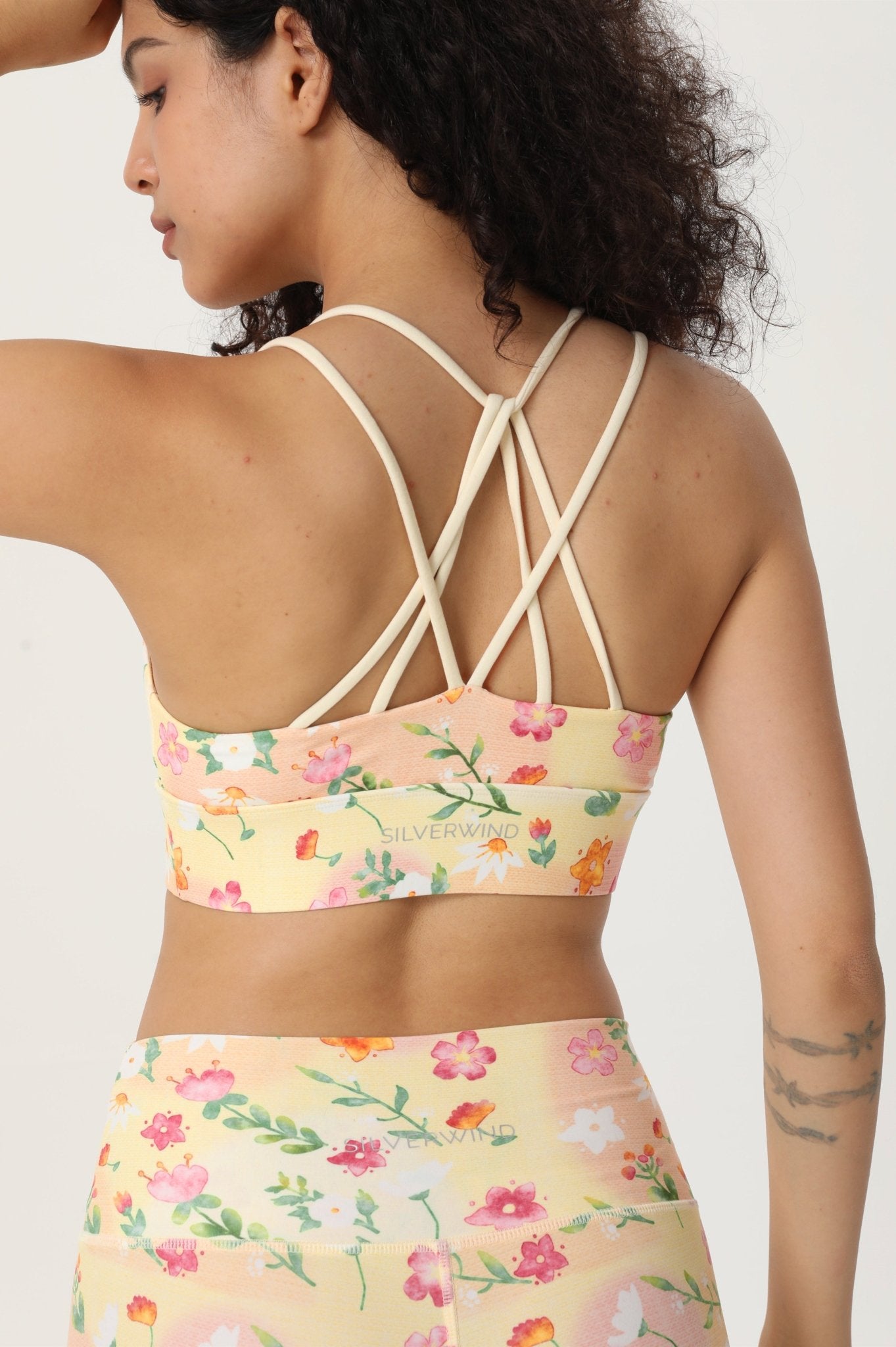 Blossom Strappy Sports Bra - MYSILVERWIND