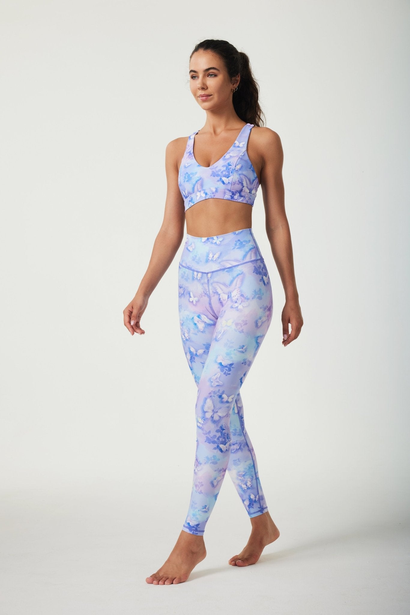 Butterfly High - waisted Leggings - MYSILVERWIND