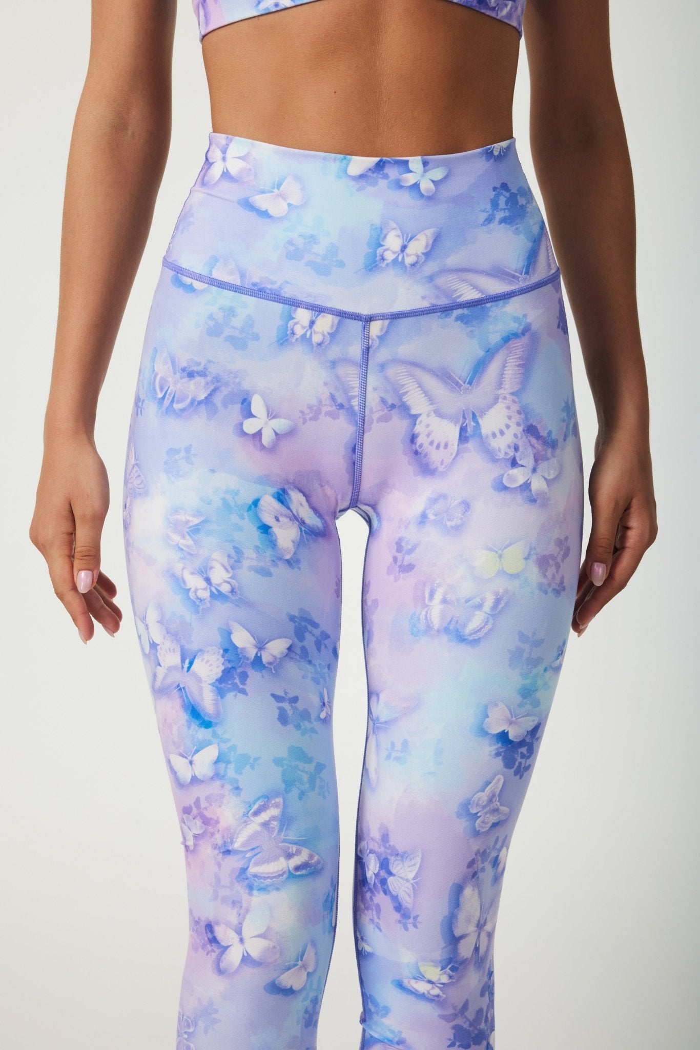 Butterfly High - waisted Leggings - MYSILVERWIND