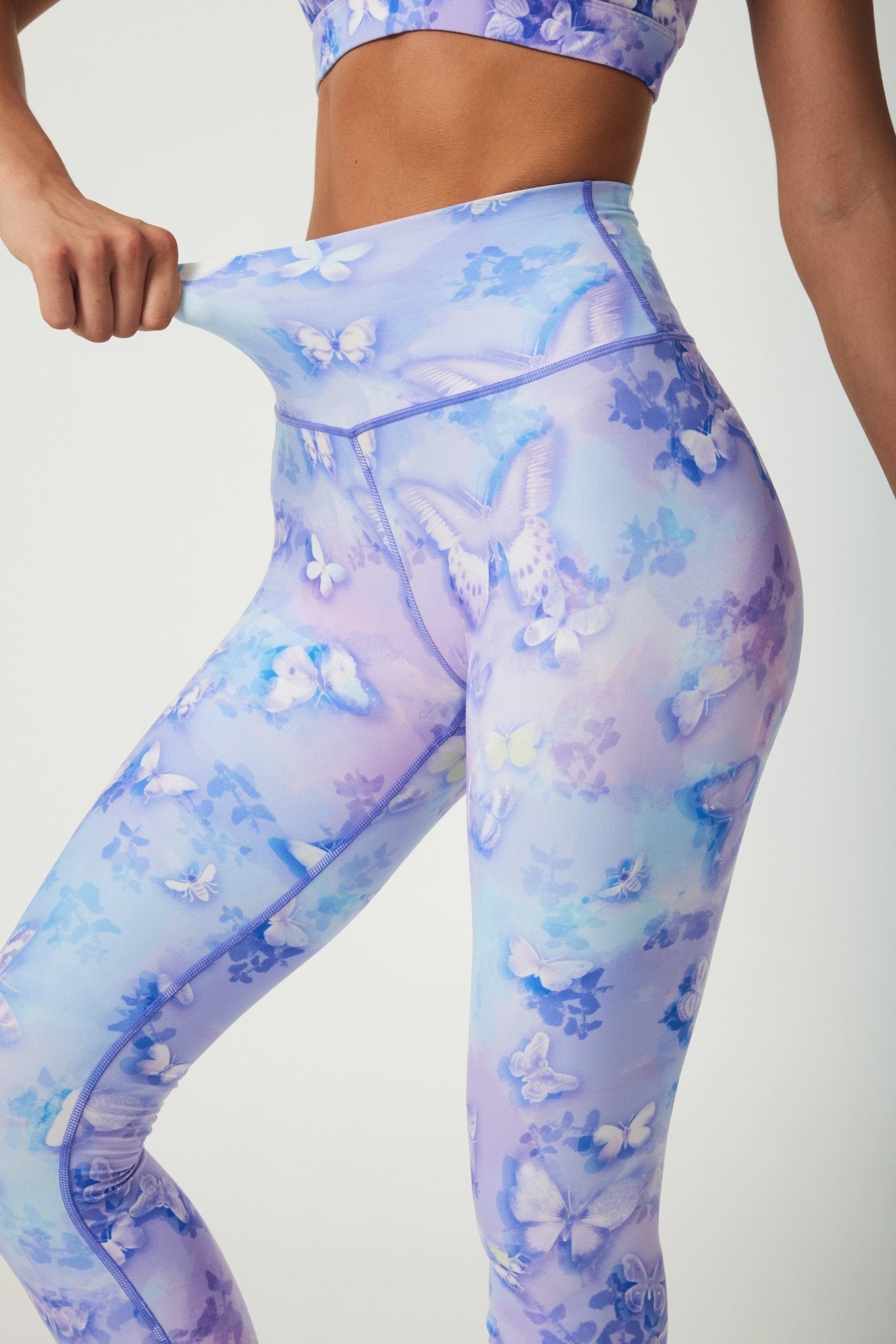 Butterfly High - waisted Leggings - MYSILVERWIND