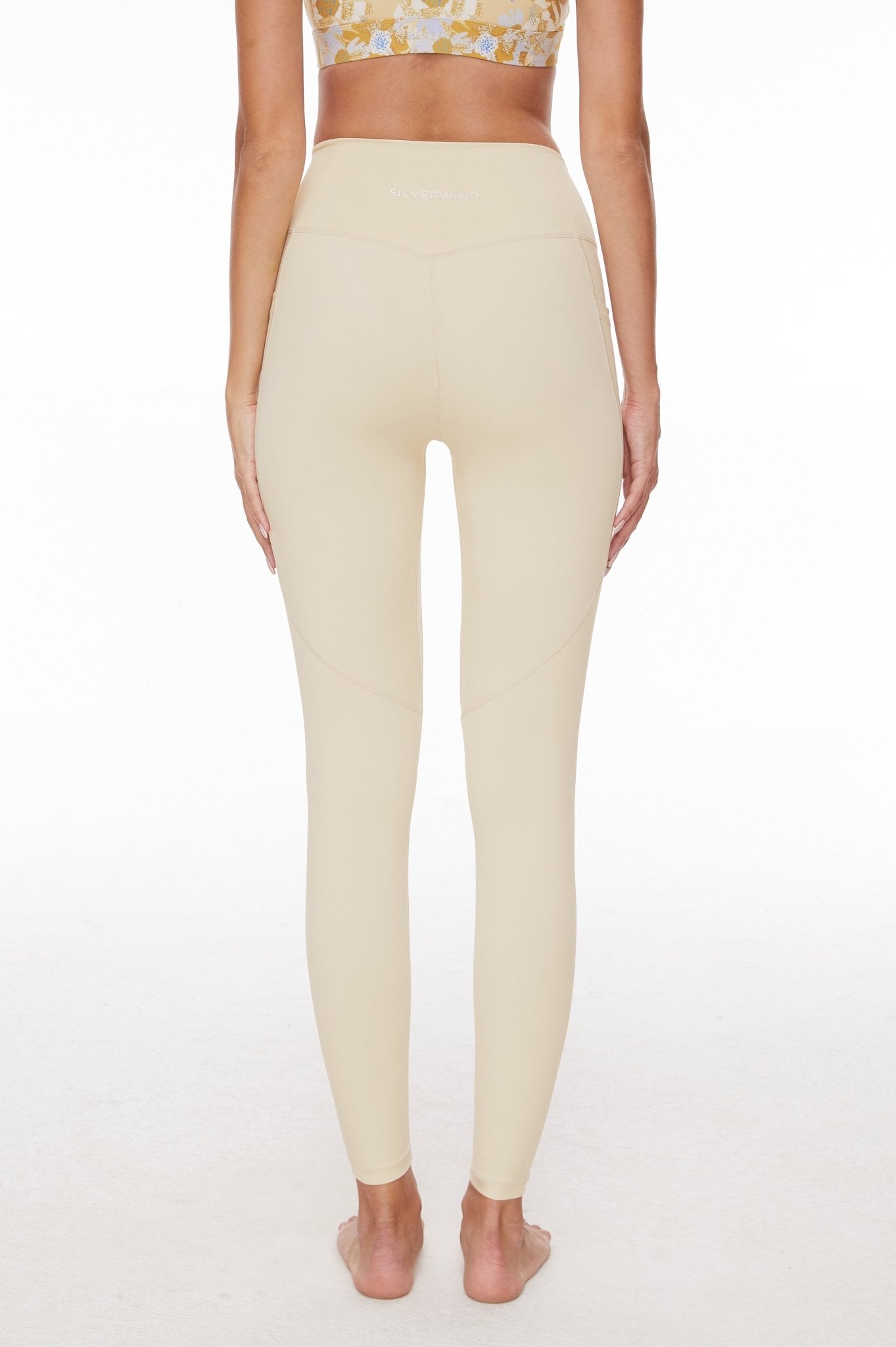 ButterySoft High - waisted leggings - Ivory White - MYSILVERWIND