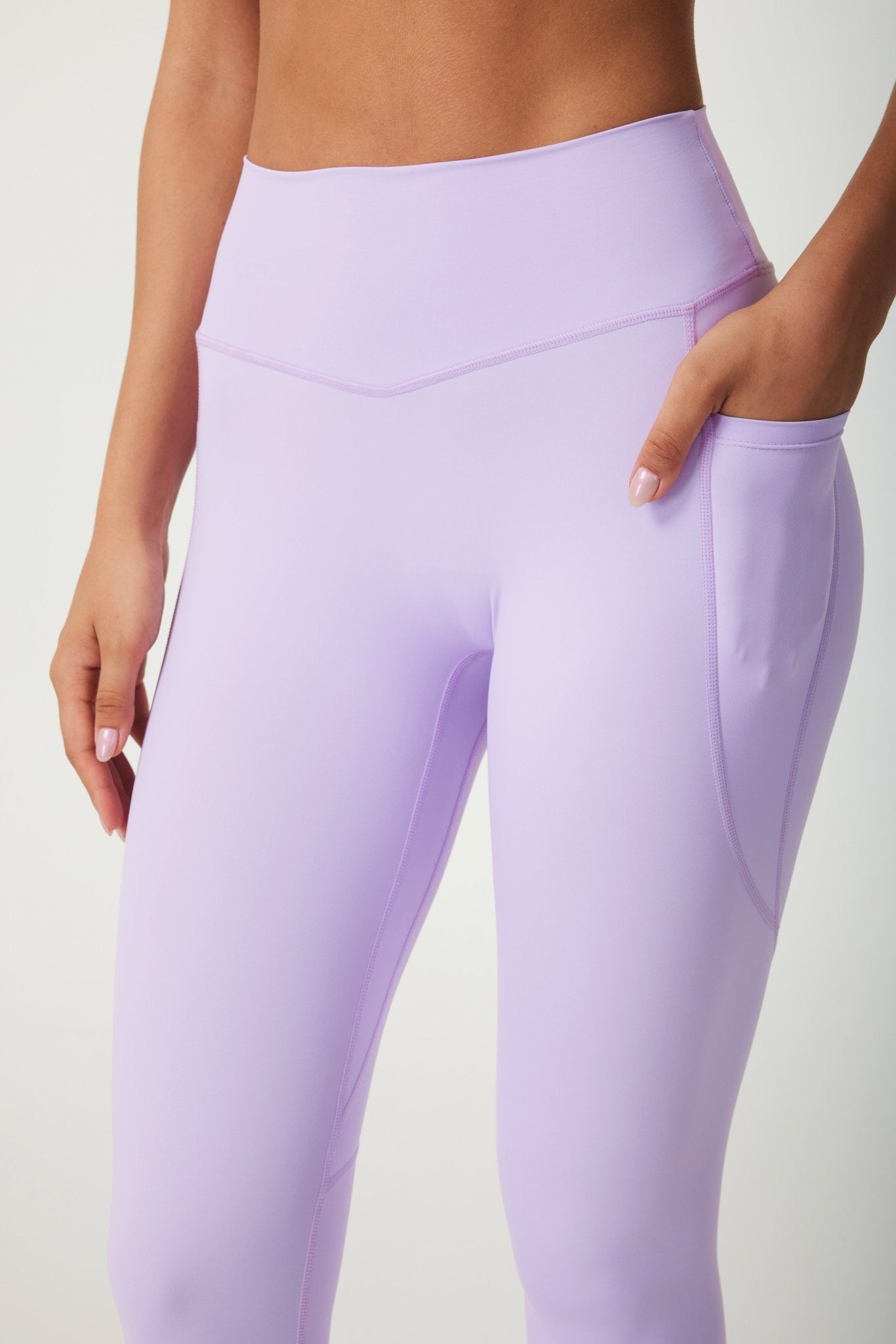 ButterySoft High - waisted Leggings - Lilac - MYSILVERWIND