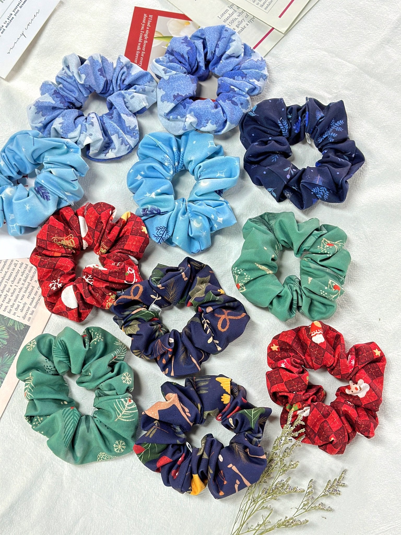 Christmas Esperance Scrunchies Bundle - MYSILVERWIND