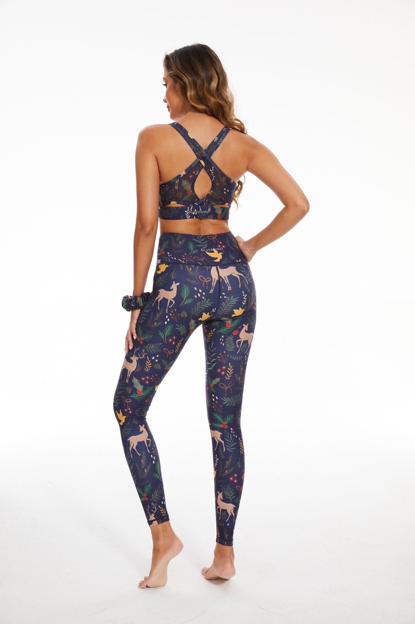 Christmas Feast High - waisted Leggings - MYSILVERWIND