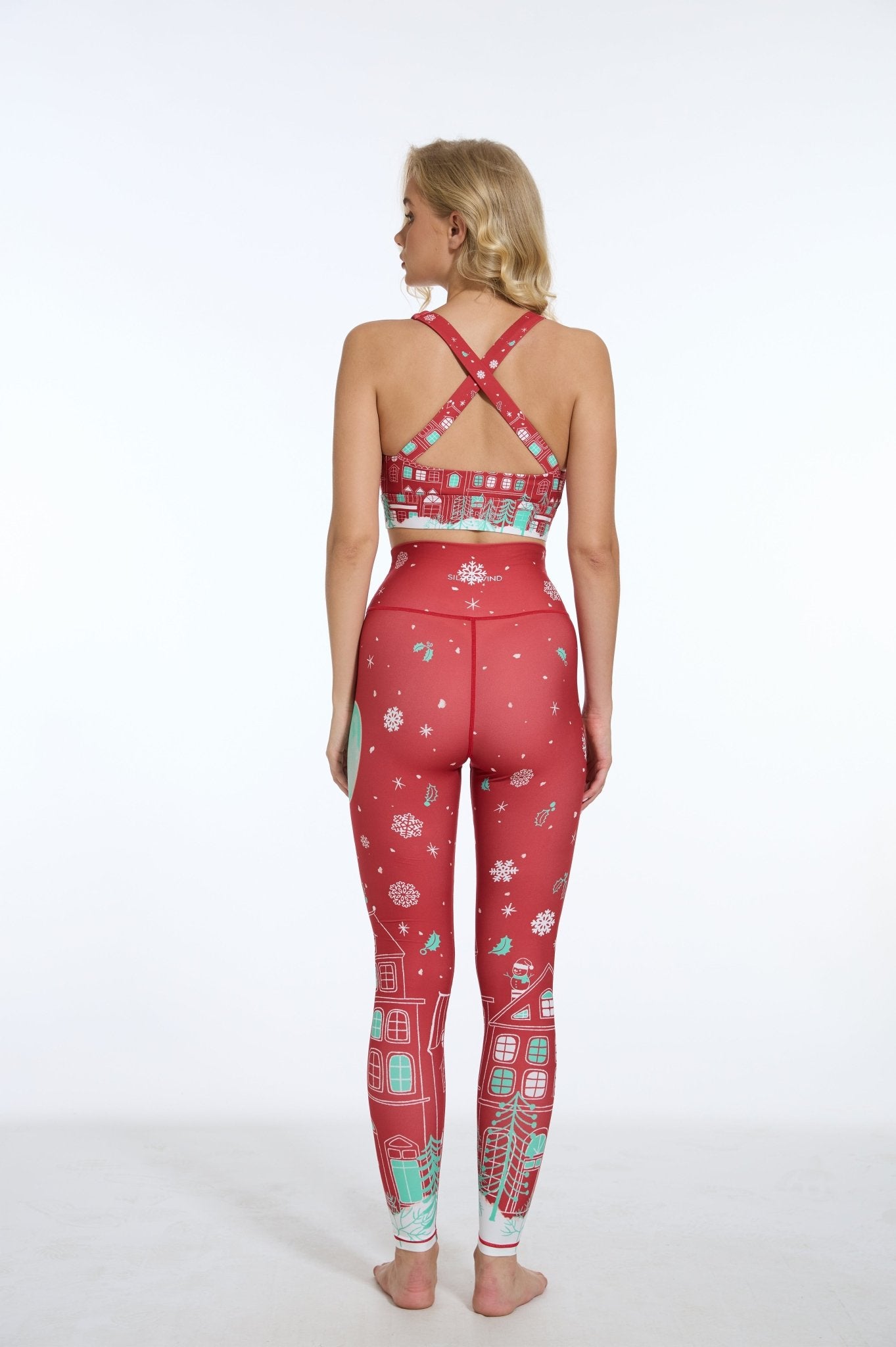 Christmas Glow Night High - waisted Leggings - MYSILVERWIND