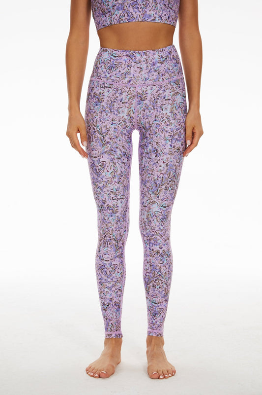 Demi High - waisted Leggings - Light Purple - MYSILVERWIND