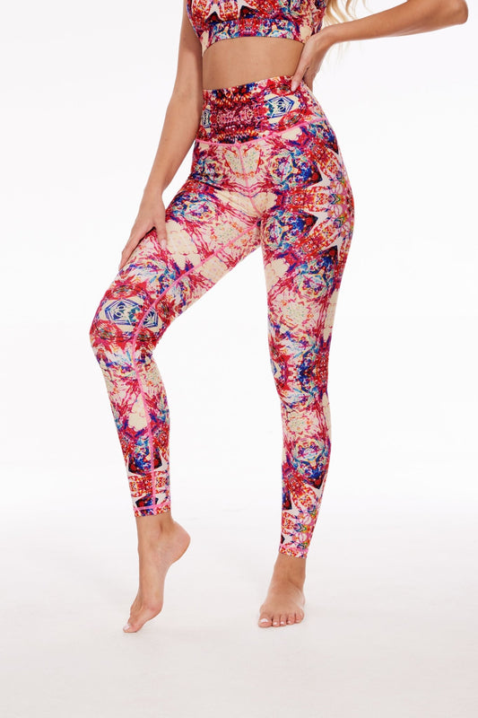 Exotic Mandala High - waisted Leggings - MYSILVERWIND