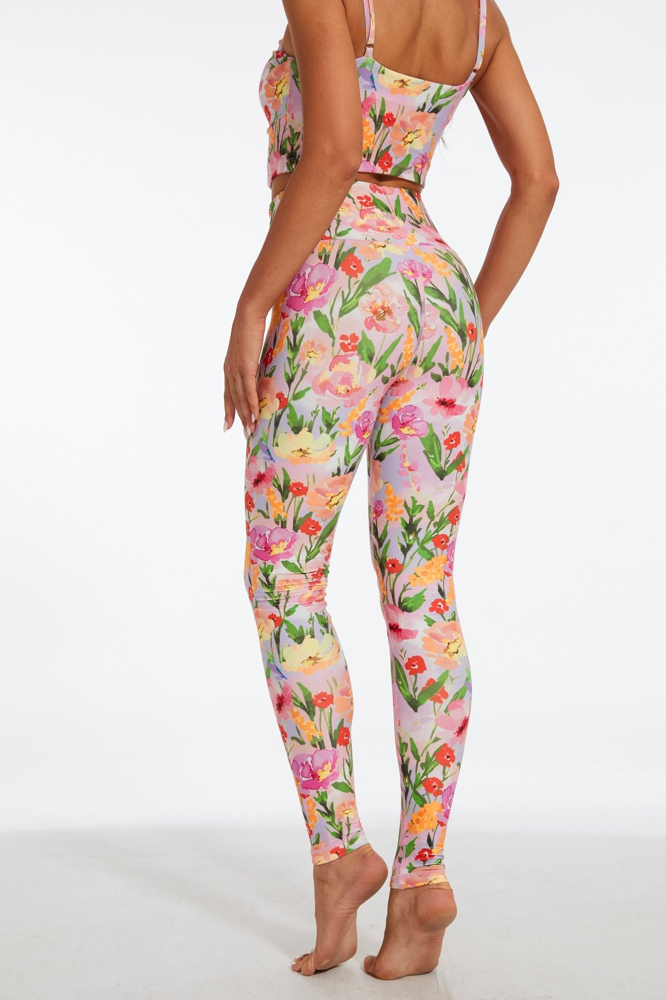 Floral Paradise High - waisted Leggings - MYSILVERWIND