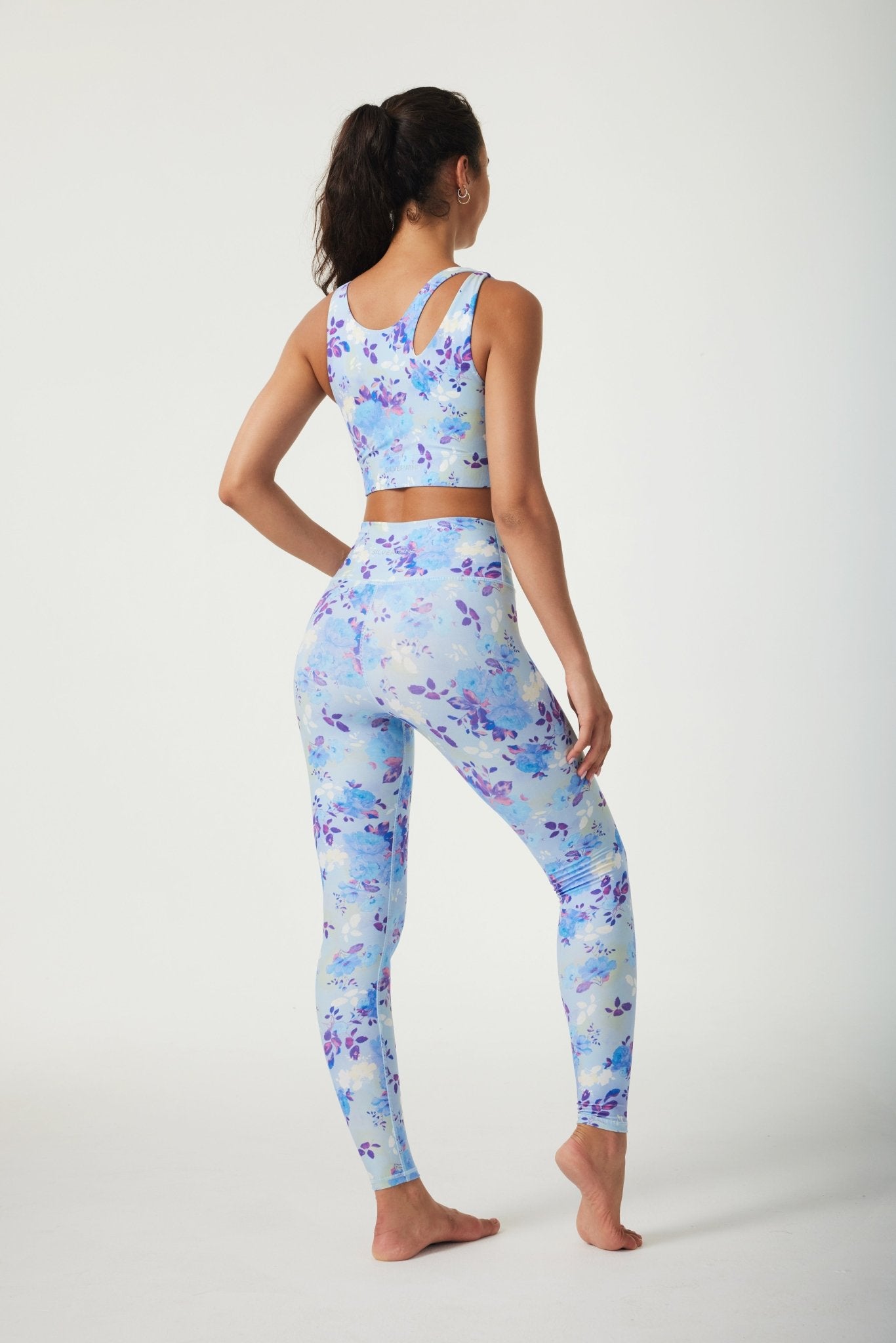 Flower Dance High - waisted Leggings - MYSILVERWIND