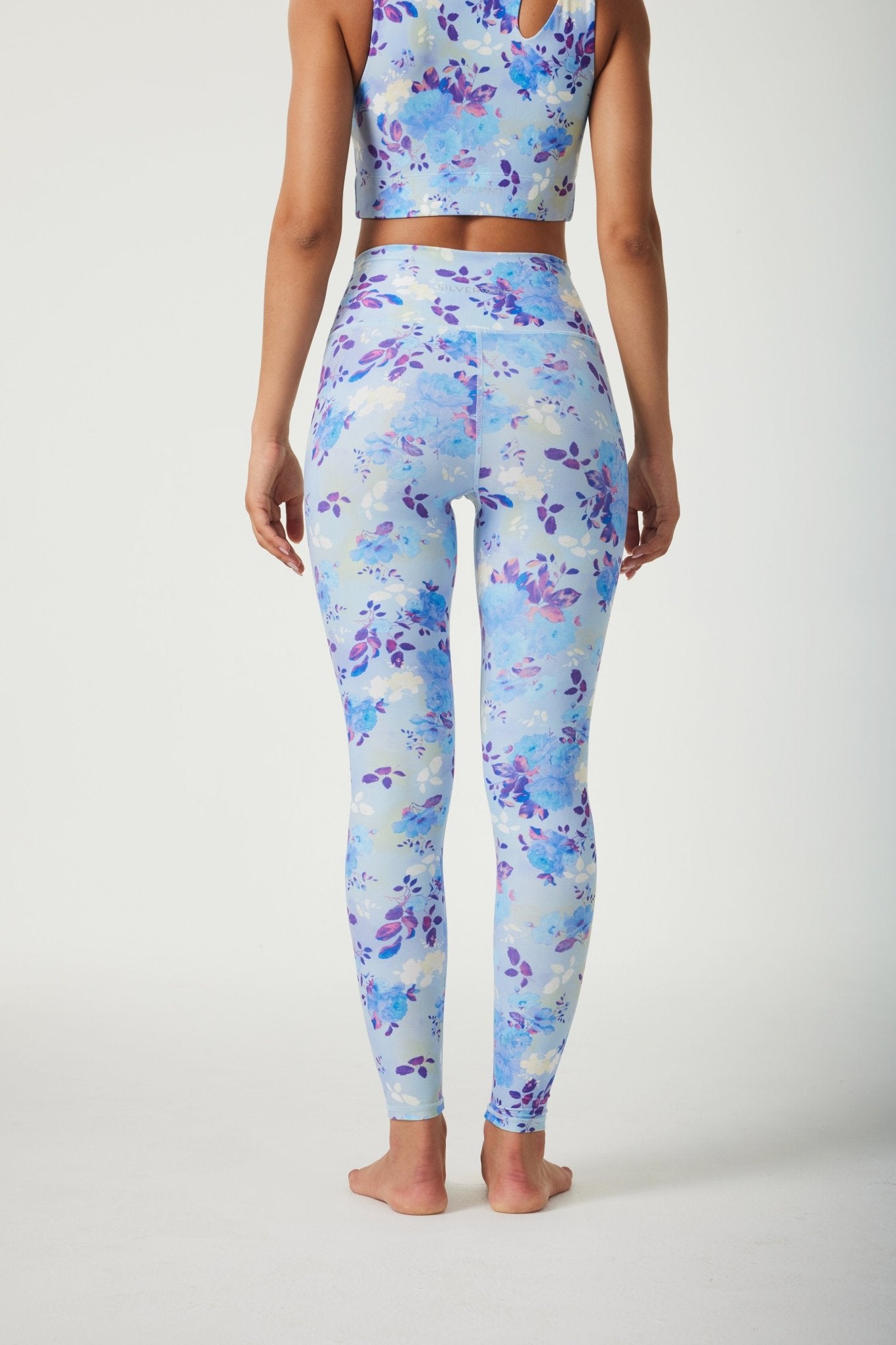 Flower Dance High - waisted Leggings - MYSILVERWIND