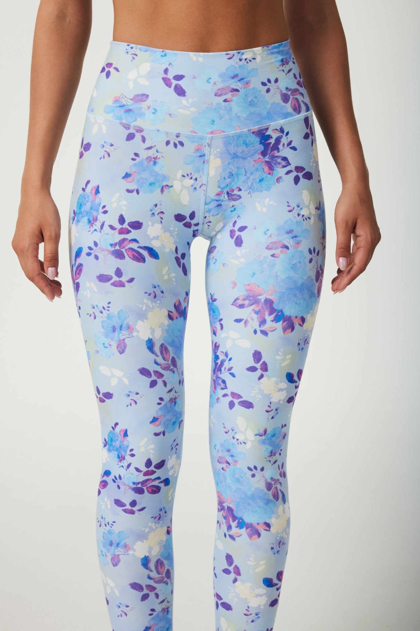 Flower Dance High - waisted Leggings - MYSILVERWIND