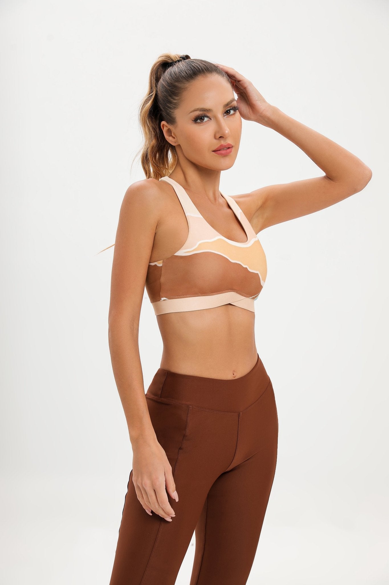 Golden Mountain Strappy Bra - MYSILVERWIND