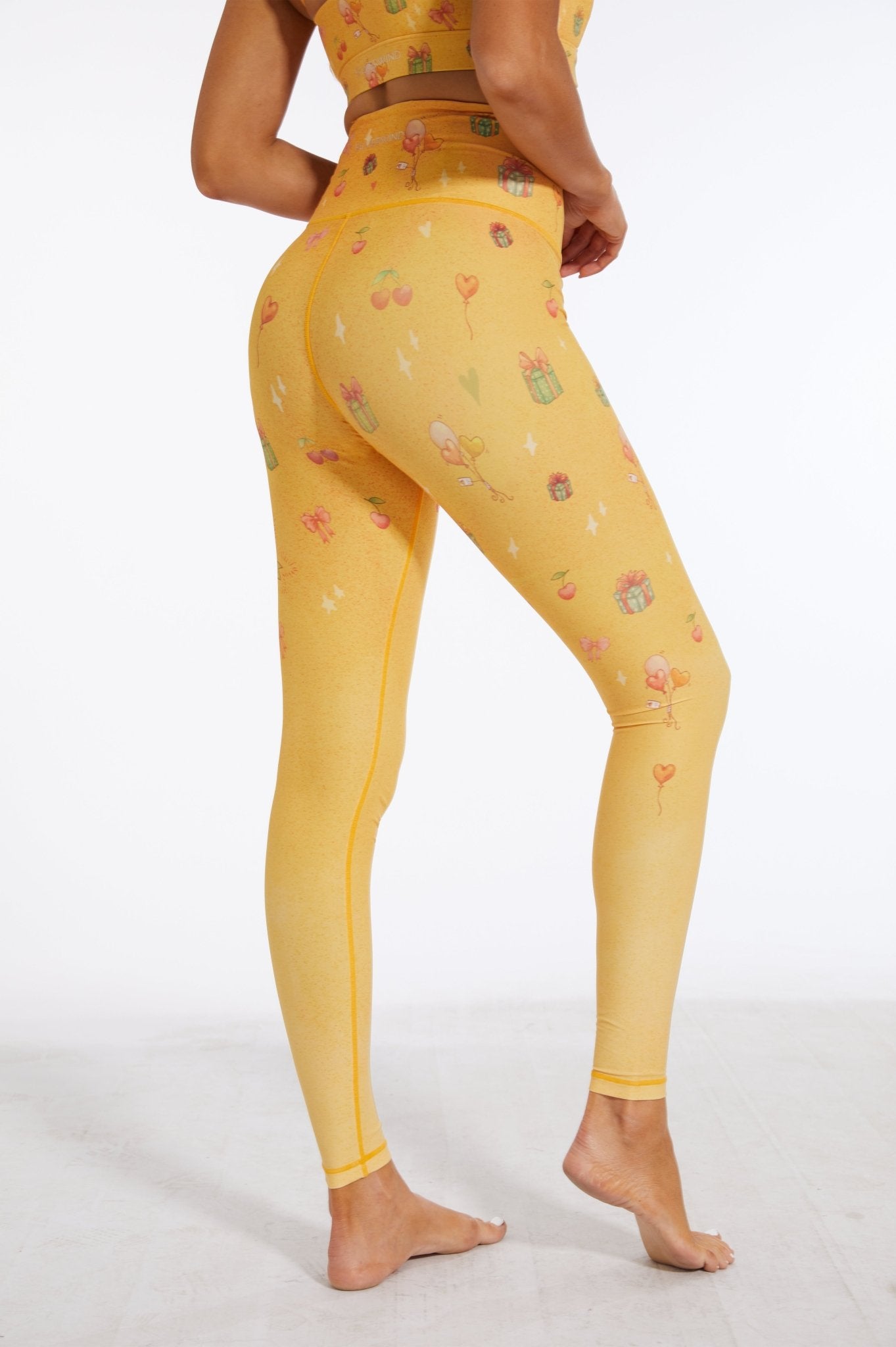 Innocence High - waisted Leggings - Mustard Yellow - MYSILVERWIND