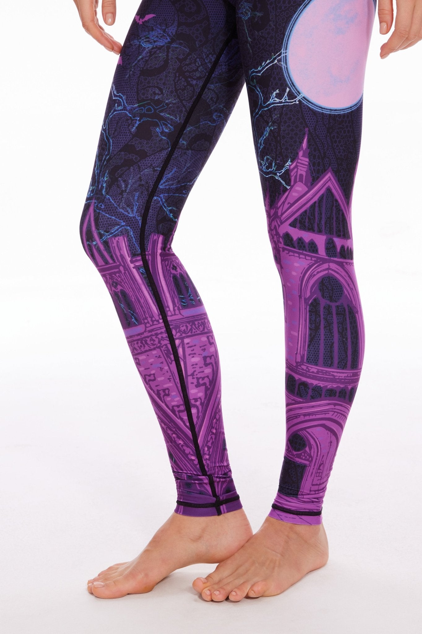 Mystic Castle Night High - waisted Leggings - MYSILVERWIND