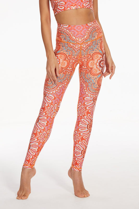 Saffron Tango High - waisted Leggings - MYSILVERWIND