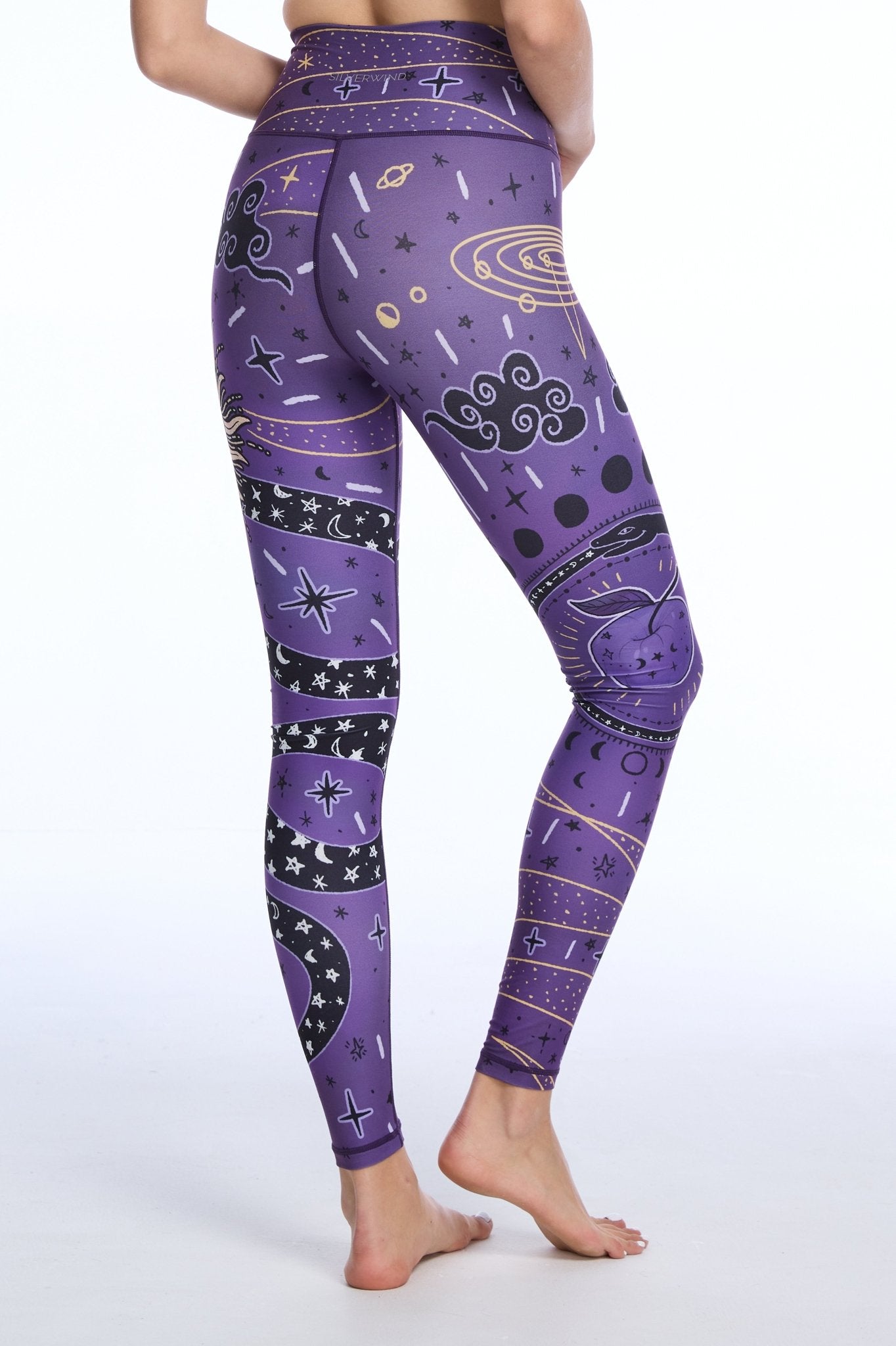 Serpent Cosmos High - Waisted Leggings - MYSILVERWIND