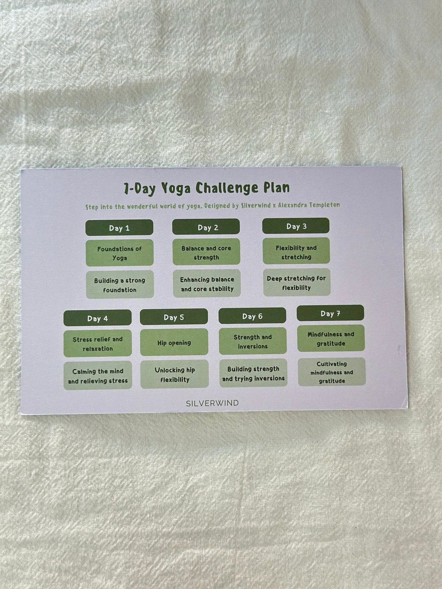 Yoga Challenge Workout Kit - MYSILVERWIND